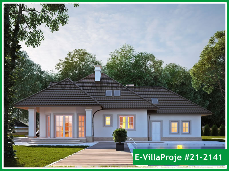 CKV-21-2141 274 m2 5+1 2 Katlı (Dubleks) Çelik Konstrüksiyon Villa Modeli