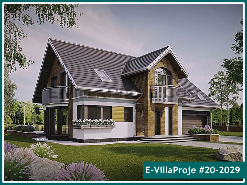 CKV-20-2029 290 m2 5+1 2 Katlı (Dubleks) Çelik Konstrüksiyon Villa Modeli