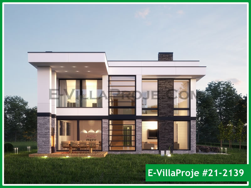 CKV-21-2139 300 m2 5+1 2 Katlı (Dubleks) Çelik Konstrüksiyon Villa Modeli
