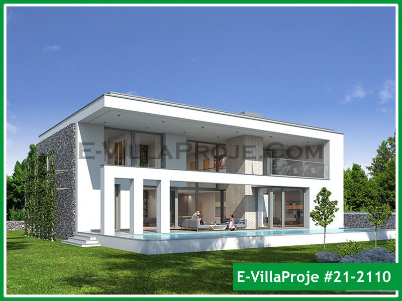 CKV-21-2110 310 m2 5+1 2 Katlı (Dubleks) Çelik Konstrüksiyon Villa Modeli