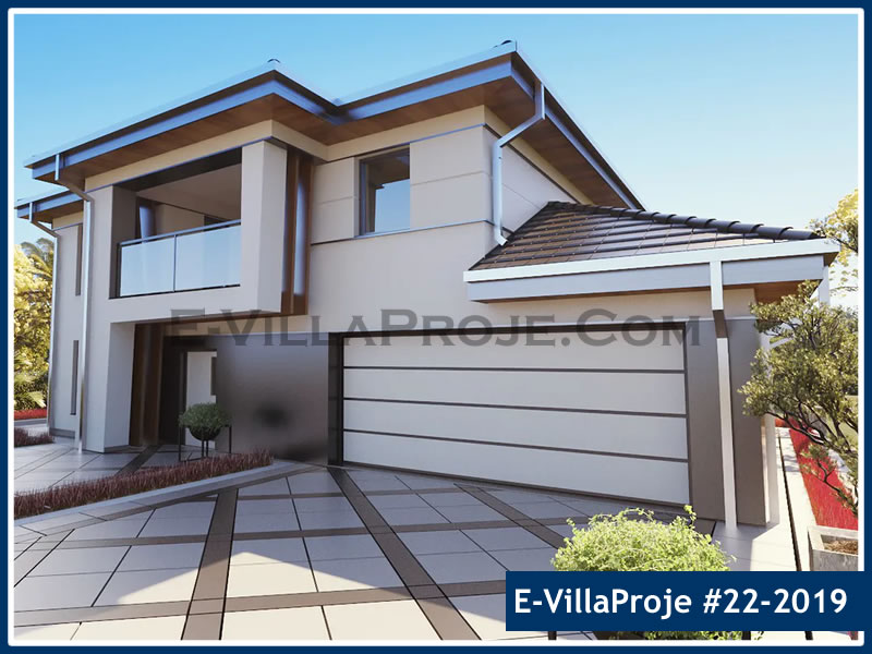 CKV-22-2019 311 m2 5+1 2 Katlı (Dubleks) Çelik Konstrüksiyon Villa Modeli