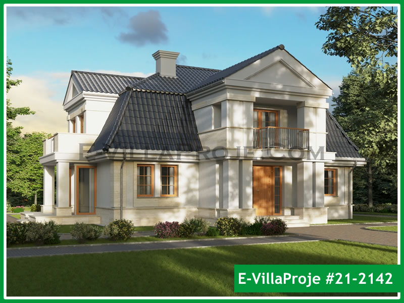 CKV-21-2142 314 m2 5+1 2 Katlı (Dubleks) Çelik Konstrüksiyon Villa Modeli