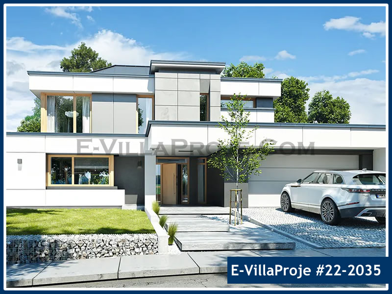 CKV-22-2035 326 m2 5+1 2 Katlı (Dubleks) Çelik Konstrüksiyon Villa Modeli