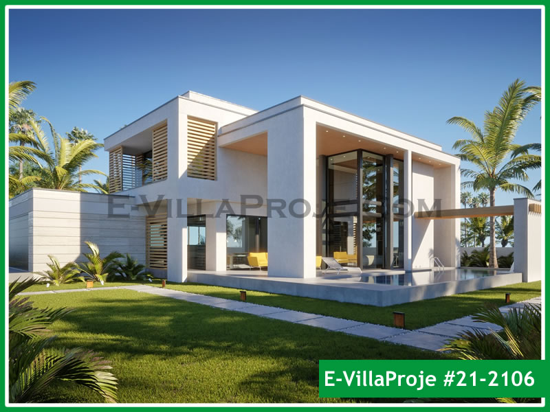 CKV-21-2106 329 m2 5+1 2 Katlı (Dubleks) Çelik Konstrüksiyon Villa Modeli