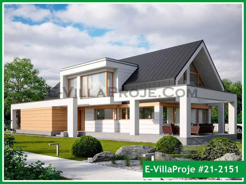 CKV-21-2151 343 m2 5+1 2 Katlı (Dubleks) Çelik Konstrüksiyon Villa Modeli