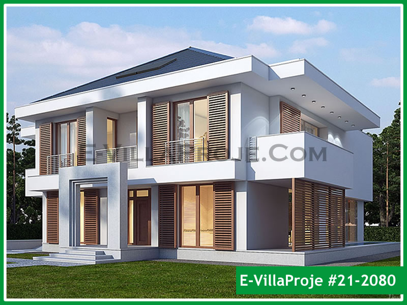 CKV-21-2080 371 m2 5+1 2 Katlı (Dubleks) Çelik Konstrüksiyon Villa Modeli