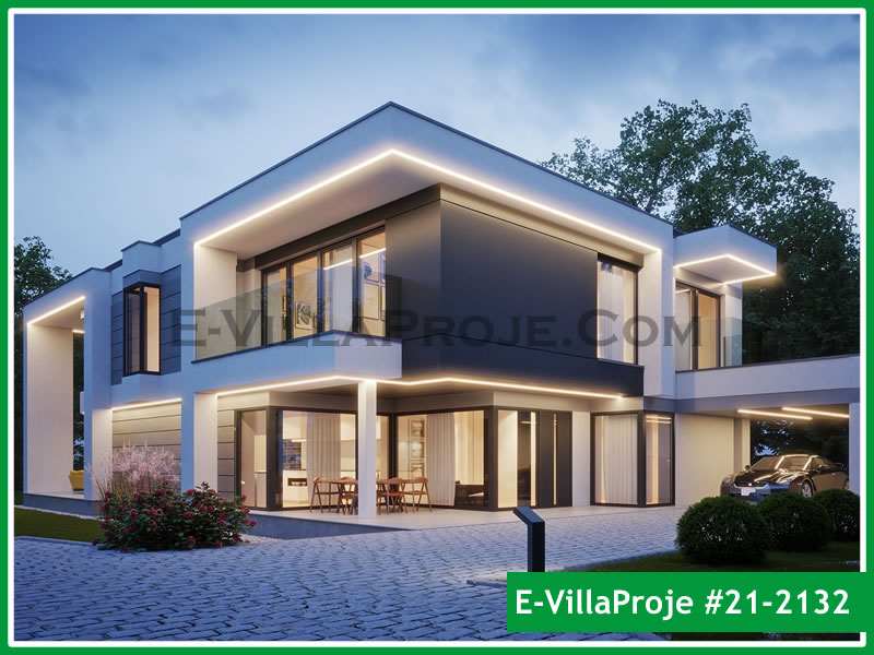 CKV-21-2132 376 m2 5+1 2 Katlı (Dubleks) Çelik Konstrüksiyon Villa Modeli