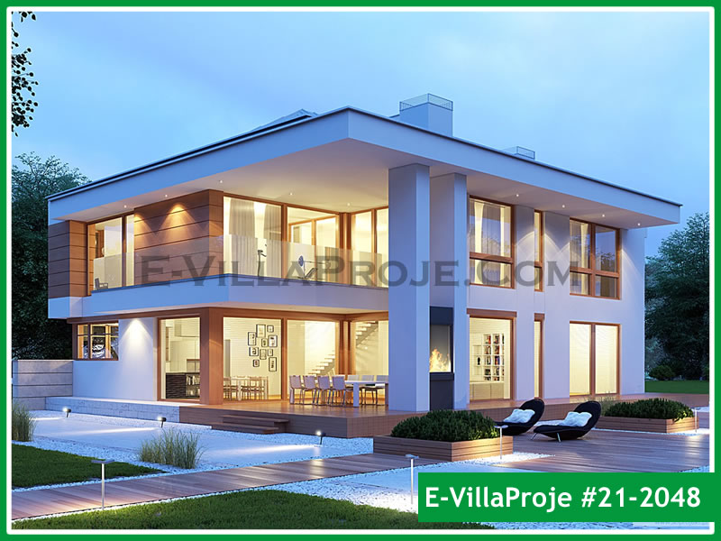 CKV-21-2048 391 m2 5+1 2 Katlı (Dubleks) Çelik Konstrüksiyon Villa Modeli