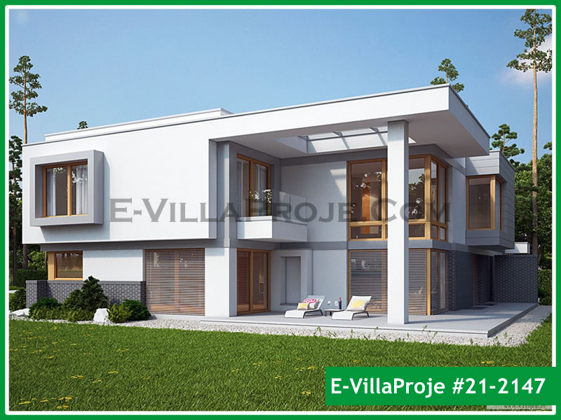 CKV-21-2147 393 m2 5+1 2 Katlı (Dubleks) Çelik Konstrüksiyon Villa Modeli
