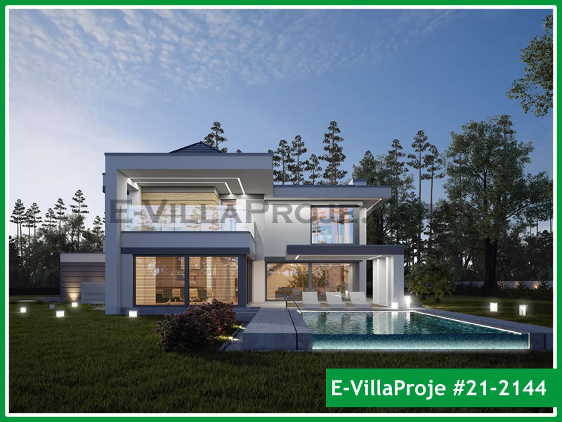 CKV-21-2144 415 m2 5+1 2 Katlı (Dubleks) Çelik Konstrüksiyon Villa Modeli