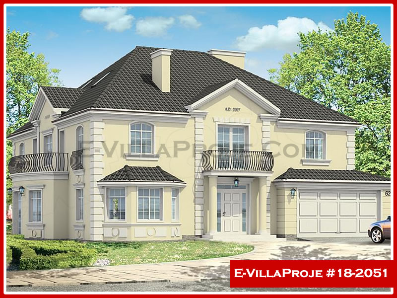 CKV-18-2051 421 m2 5+1 2 Katlı (Dubleks) Çelik Konstrüksiyon Villa Modeli