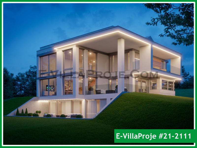 CKV-21-2111 429 m2 5+1 2 Katlı (Dubleks) Çelik Konstrüksiyon Villa Modeli