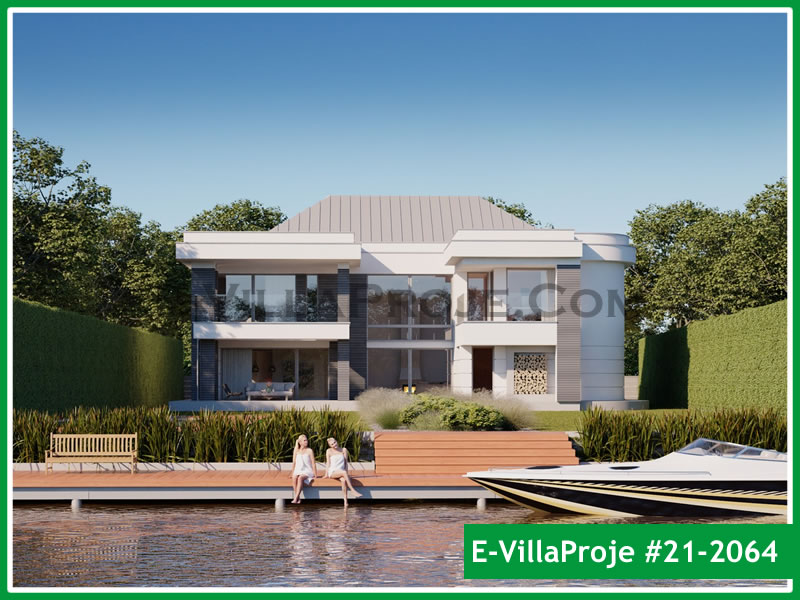 CKV-21-2064 526 m2 5+1 2 Katlı (Dubleks) Çelik Konstrüksiyon Villa Modeli