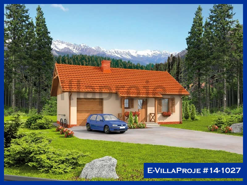 CKV-14-1027 60 m2 2+1 Tek Katlı Çelik Konstrüksiyon Villa Modeli