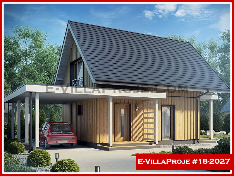 CKV-18-2027 92 m2 2+1 2 Katlı (Dubleks) Çelik Konstrüksiyon Villa Modeli