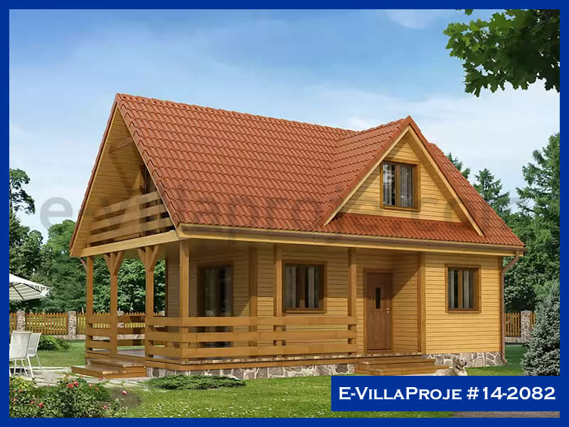 CKV-14-2082 95 m2 2+1 2 Katlı (Dubleks) Çelik Konstrüksiyon Villa Modeli
