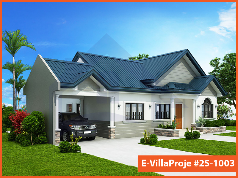 CKV-25-1003 99 m2 2+1 Tek Katlı Çelik Konstrüksiyon Villa Modeli